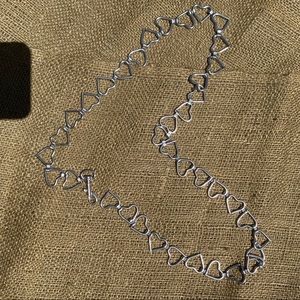 Brandy melville heart chain belt